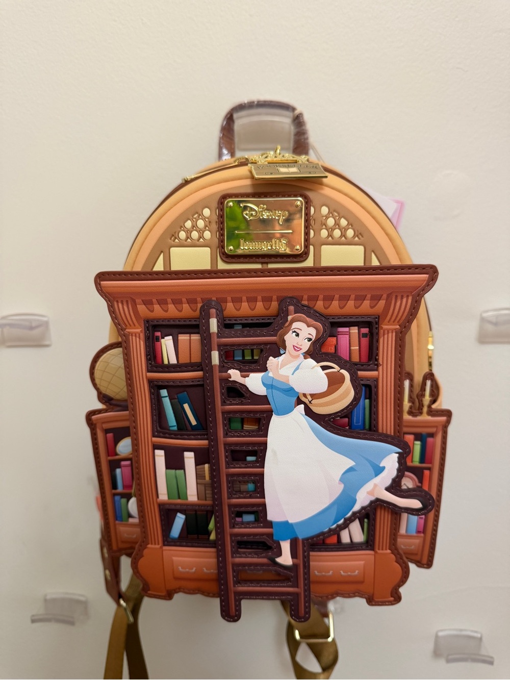 D23 Exclusive Loungefly Belle Library Mini Backpack | Beauty & the Beast